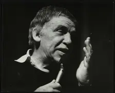 Buddy Rich in concert at the Forum Theatre, Hatfield, Hertfordshire. Creator: Denis Williams