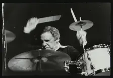Buddy Rich in concert at the Forum Theatre, Hatfield, Hertfordshire. Creator: Denis Williams