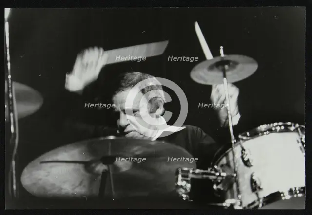 Buddy Rich in concert at the Forum Theatre, Hatfield, Hertfordshire. Creator: Denis Williams.