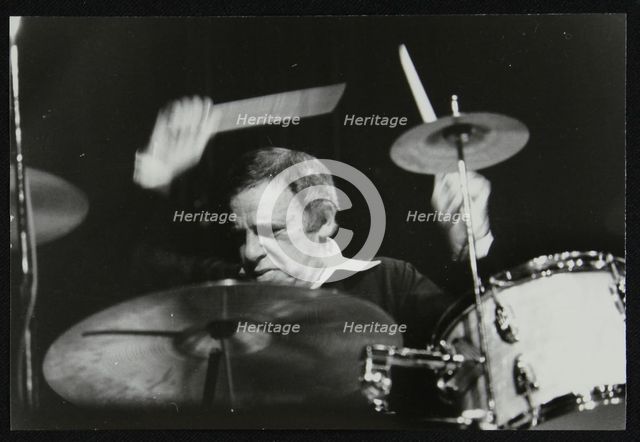 Buddy Rich in concert at the Forum Theatre, Hatfield, Hertfordshire. Creator: Denis Williams.