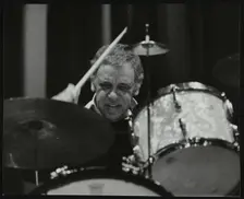 Buddy Rich in concert at the Forum Theatre, Hatfield, Hertfordshire. Creator: Denis Williams