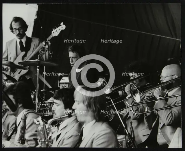 Buddy Rich in concert at the Newport Jazz Festival, Ayresome Park, Middlesbrough, 1978. Creator: Denis Williams.