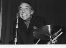 Buddy Rich, Premier Drums Clinic, London, 1967. Creator: Brian Foskett