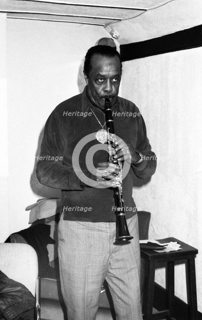 Buddy Tate, London, February 1983.   Artist: Brian O'Connor.