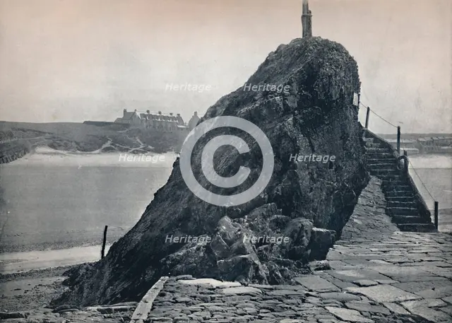 'Bude - The Chapel Rock', 1895. Artist: Unknown.