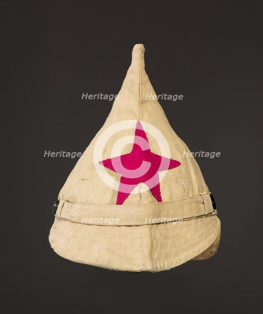 Budyonovka - Headgear of the Red Army, 1922.