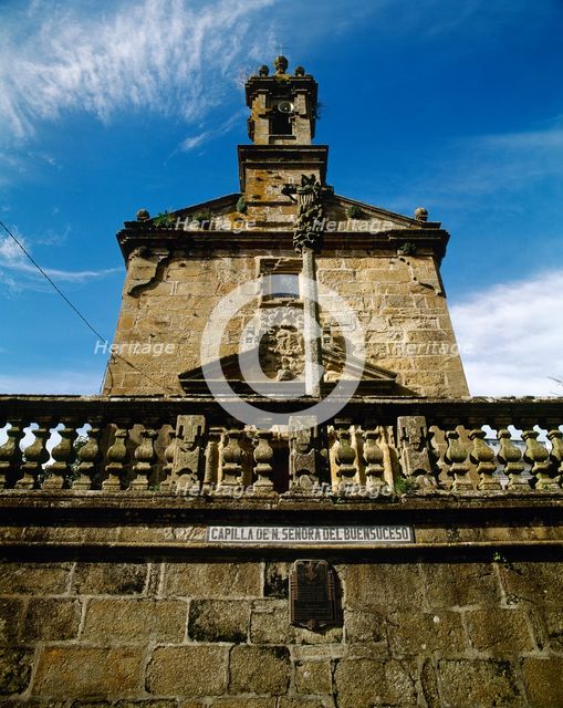 Buen Suceso Chapel, Fisterra (Finisterre), La Coruña province, Galicia, Spain, 18th century, (2000). Creator: LTL.