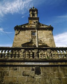 Buen Suceso Chapel, Fisterra (Finisterre), La Coruña province, Galicia, Spain, 18th century, (2000). Creator: LTL