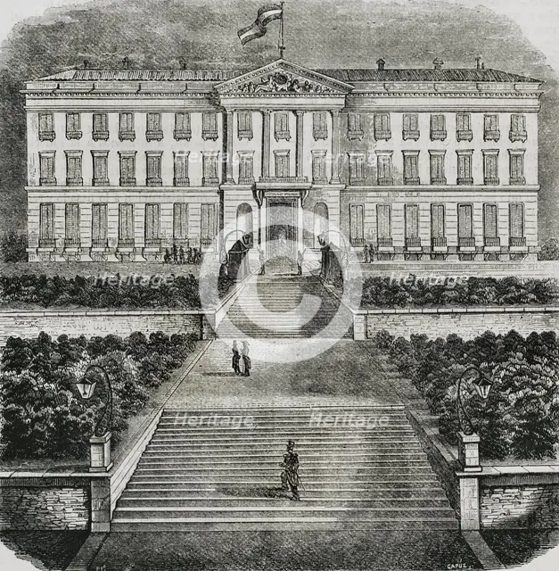 Buenavista Palace, Madrid, Spain, 1853.  Creator: Tomás Carlos Capuz.