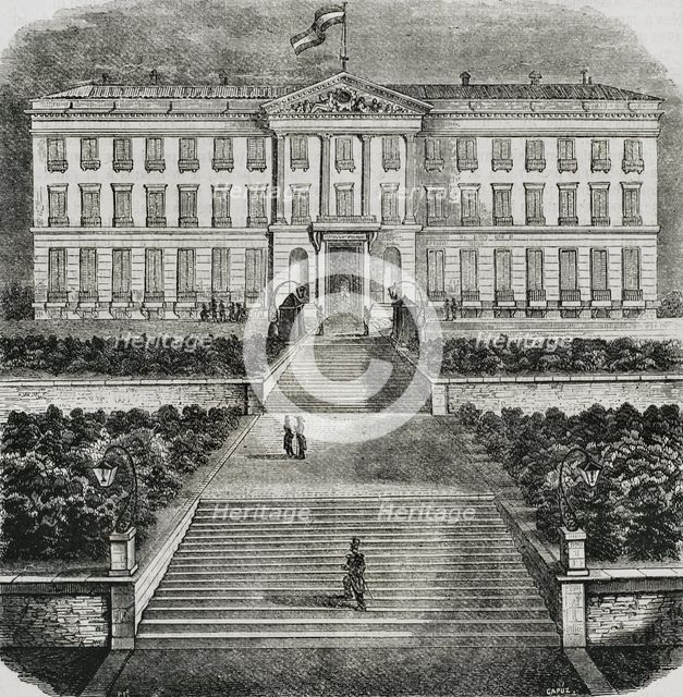Buenavista Palace, Madrid, Spain, 1853.  Creator: Tomás Carlos Capuz.