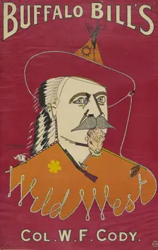 Buffalo Bill's Wild West, Col WF Cody, 1890. Creator: Alick P F Ritchie
