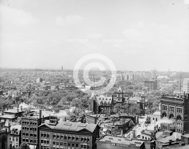 Buffalo, N.Y., from Prudential Building, between 1900 and 1906. Creator: Unknown.