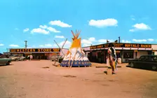 Buffalo Ranch Western Store and Trading Post, Afton, Oklahoma, USA, 1958