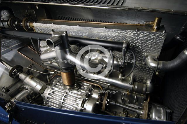 Bugatti T 35b Crosthwaite Gardner 1923. Artist: Simon Clay.