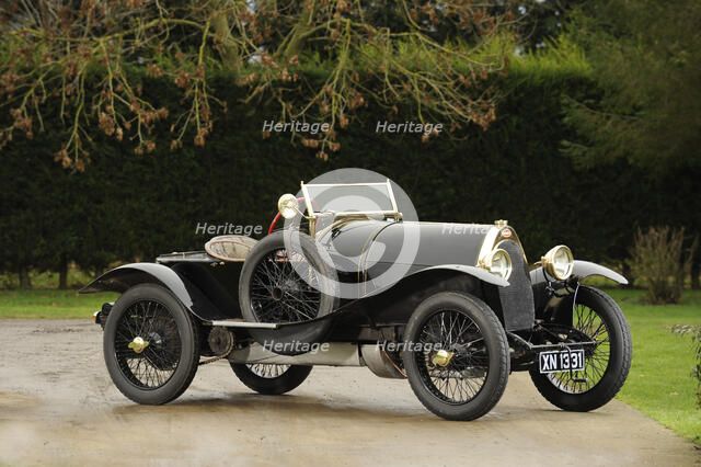 Bugatti T18 Black Bess 1913. Artist: Simon Clay.