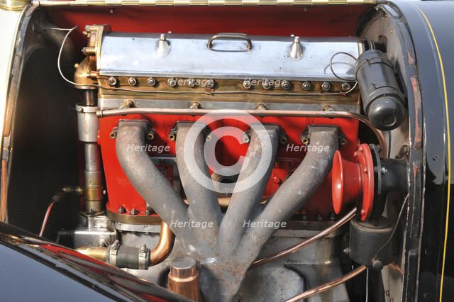 Bugatti T18 Black Bess 1913. Artist: Simon Clay.