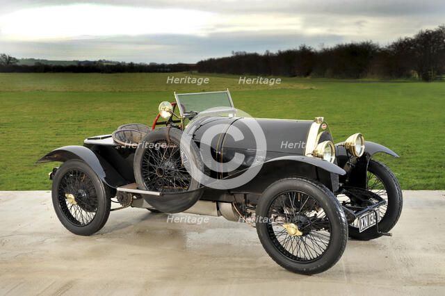 Bugatti T18 Black Bess 1913. Artist: Simon Clay.