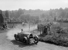 Bugatti Type 23, Bugatti Owners Club Hill Climb, Chalfont St Peter, Buckinghamshire, 1935. Artist: Bill Brunell