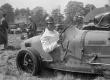 Bugatti Type 35, Bugatti Owners Club Hill Climb, Chalfont St Peter, Buckinghamshire, 1935. Artist: Bill Brunell