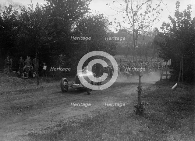 Bugatti Type 35, Bugatti Owners Club Hill Climb, Chalfont St Peter, Buckinghamshire, 1935. Artist: Bill Brunell.