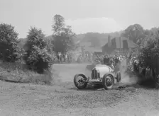 Bugatti Type 37, Bugatti Owners Club Hill Climb, Chalfont St Peter, Buckinghamshire, 1935. Artist: Bill Brunell