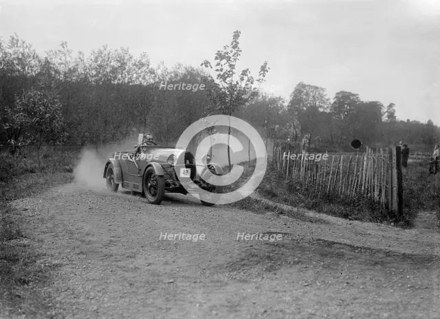 Bugatti Type 30, Bugatti Owners Club Hill Climb, Chalfont St Peter, Buckinghamshire, 1935. Artist: Bill Brunell.