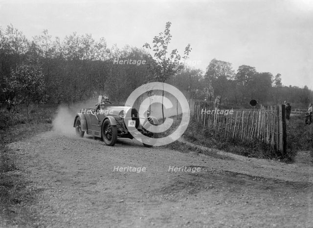 Bugatti Type 30, Bugatti Owners Club Hill Climb, Chalfont St Peter, Buckinghamshire, 1935. Artist: Bill Brunell.