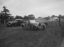 Bugatti Type 44 and Alvis FWD taking part in the Bugatti Owners Club gymkhana, 5 July 1931. Artist: Bill Brunell