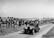 Bugatti Type 49 of CWP Hampton at the Bugatti Owners Club Lewes Speed Trials, Sussex, 1937. Artist: Bill Brunell