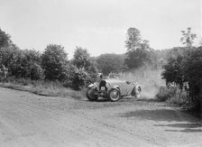 Bugatti Type 49, Bugatti Owners Club Hill Climb, Chalfont St Peter, Buckinghamshire, 1935. Artist: Bill Brunell