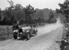 Bugatti Type 49, Bugatti Owners Club Hill Climb, Chalfont St Peter, Buckinghamshire, 1935. Artist: Bill Brunell