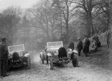 Bugatti Type 49, Bugatti Owners Club Trial, Nailsworth Ladder, Gloucestershire, 1932. Artist: Bill Brunell