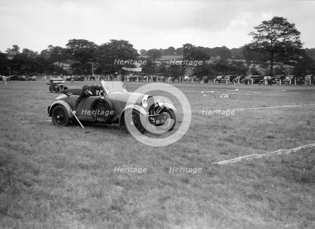 Bugatti Type 40 taking part in the Bugatti Owners Club gymkhana, 5 July 1931. Artist: Bill Brunell.
