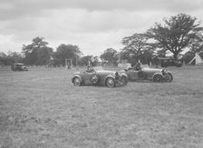 Bugatti Type 43 and Type 44 taking part in the Bugatti Owners Club gymkhana, 5 July 1931. Artist: Bill Brunell
