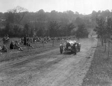 Bugatti Type 43, Bugatti Owners Club Hill Climb, Chalfont St Peter, Buckinghamshire, 1935. Artist: Bill Brunell