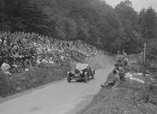 Bugatti Type 43 Grand Sport of KW Bear, MAC Shelsley Walsh Hillclimb, Worcestershire, 1930s. Artist: Bill Brunell