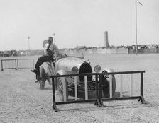 Bugatti Type 43 with Grand Sport body, Boulogne Motor Week, France, 1928. Artist: Bill Brunell