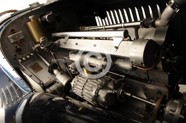 Bugatti type 55 1932. Artist: Simon Clay.