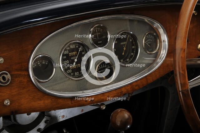 Bugatti type 55 1932. Artist: Simon Clay.