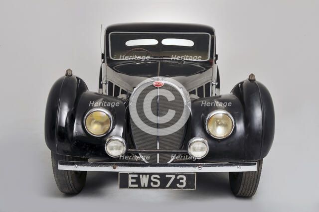 Bugatti type 57S 1937 . Artist: Simon Clay.