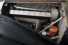 Bugatti type 57S 1937 . Artist: Simon Clay