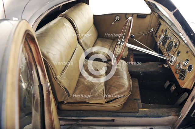 Bugatti type 57S 1937 . Artist: Simon Clay.