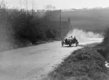 Bugatti Brescia competing in the MAC Shelsley Walsh Hillclimb, Worcestershire, 1920s. Artist: Bill Brunell