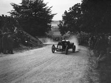 Bugatti Brescia competing in a JCC hillclimb, South Harting, Sussex, 1922. Artist: Bill Brunell
