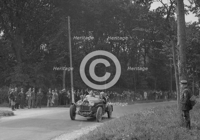 Bugatti competing at the Boulogne Motor Week, France, 1928. Artist: Bill Brunell.