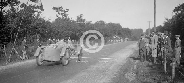 Bugatti Grand Prix-bodied 2 seater, Boulogne Motor Week, east of La Capelle, France, 1928. Artist: Bill Brunell.