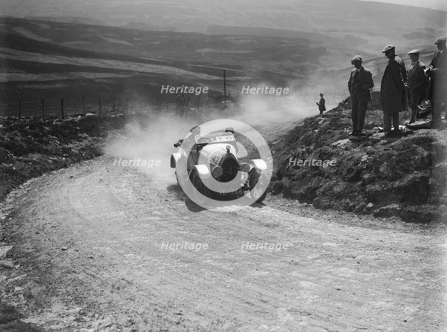 Bugatti of G Blackstock competing in the Scottish Light Car Trial, 1922. Artist: Bill Brunell.