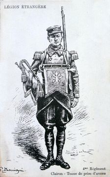 Bugler, 4th Regiment of the French Foreign Legion, 20th century