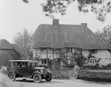 Buick 25/75 saloon, Garston, Wiltshire, c1930. Artist: Bill Brunell