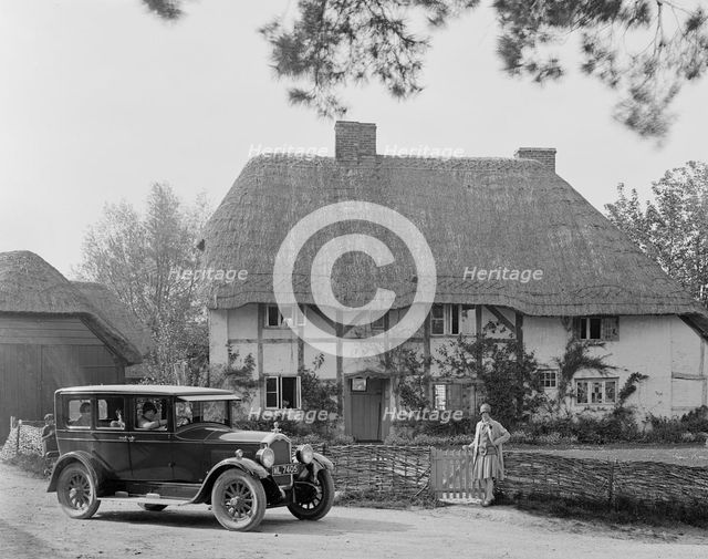 Buick 25/75 saloon, Garston, Wiltshire, c1930. Artist: Bill Brunell.